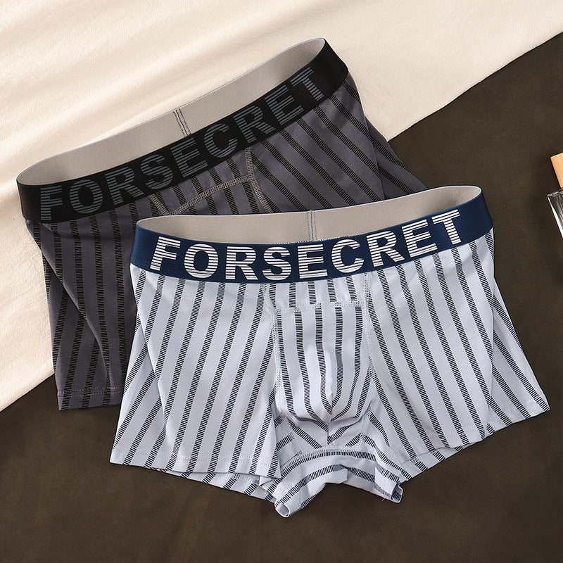 FORSECRET Moisture-Wicking Striped Boxer Brief